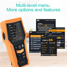 이미지를 갤러리 뷰어에 로드 , Blatn BR-smart 126s Air quality Meter Indoor PM1.0 PM10 PM2.5 air monitor VOC Formaldehyde detector with data logger