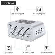 Cargar imagen en el visor de la galería, BRWISSEN Desktop BR-A18 Air Quality Monitor Analyzer Tester for Co2 Meter PM1.0 PM2.5 PM10 HCHO Formaldehyde TVOC