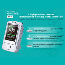 Load image into Gallery viewer, BLATN BR-V6 PM1.0 PM2.5 PM10 CO2 meter Formaldehyde Air Quality Analyzer - blatn shop
