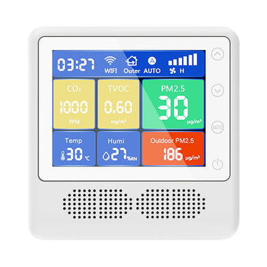 BLATN BR-K CO2 PM2.5 air quality monitor TVOC Formaldehyde detector - blatn shop