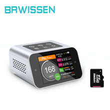 Load image into Gallery viewer, BRWISSEN Desktop BR-A18 Air Quality Monitor Analyzer Tester for Co2 Meter PM1.0 PM2.5 PM10 HCHO Formaldehyde TVOC
